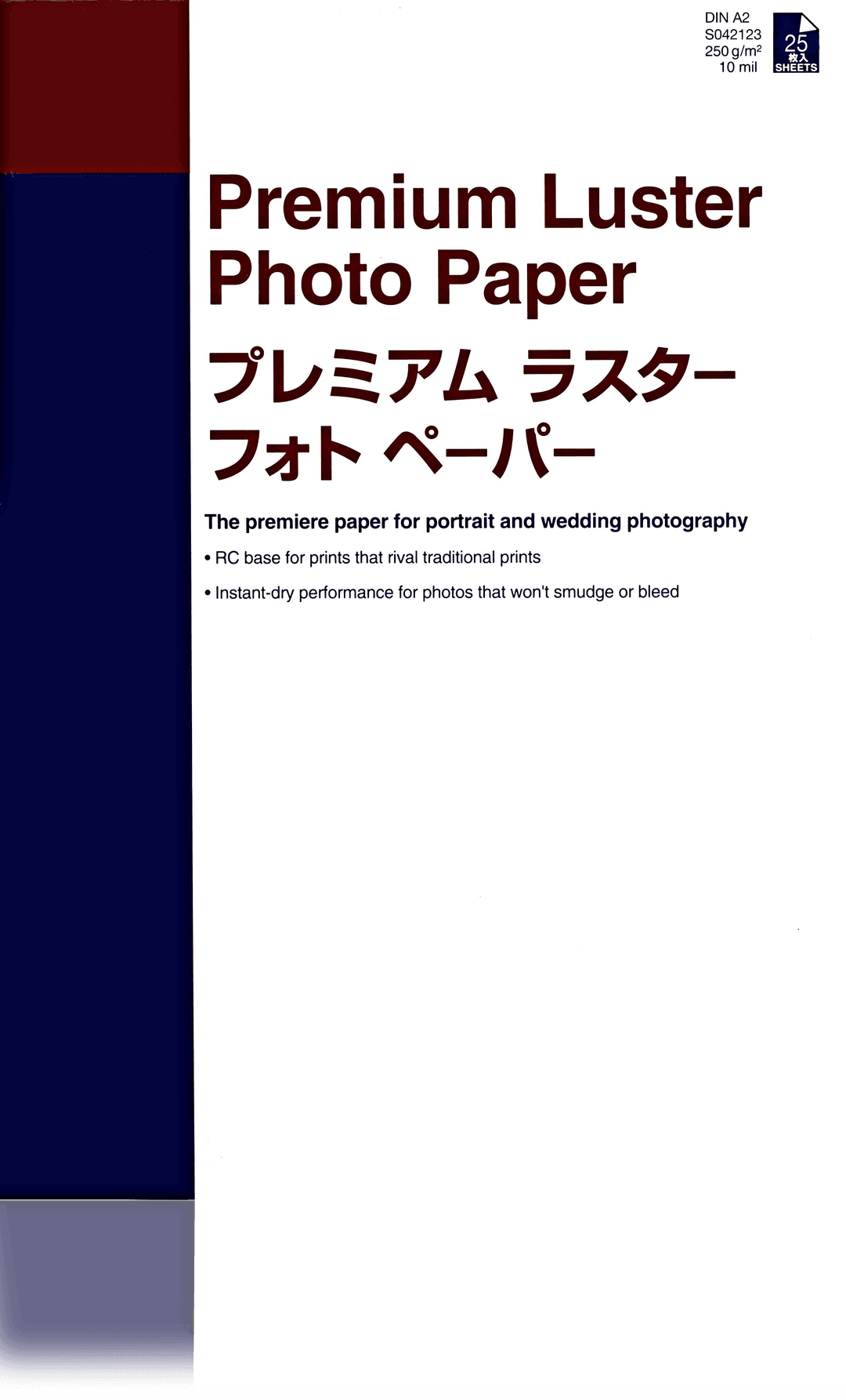 Premium Luster Photo Paper, DIN A2, 250g/m², 25 Sheets Epson Southern